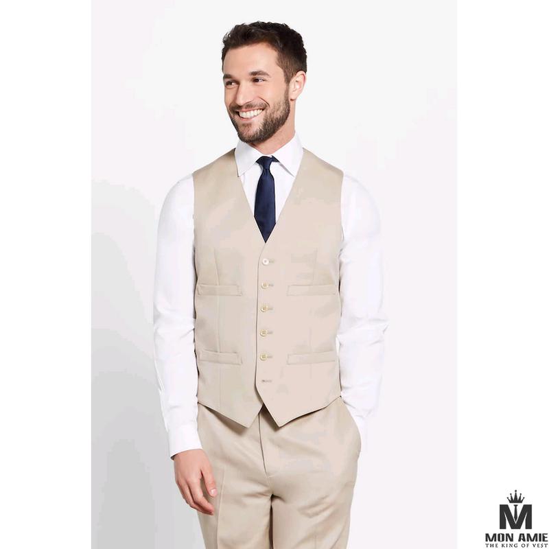 Áo Ghi Lê Nam Màu Kem S5