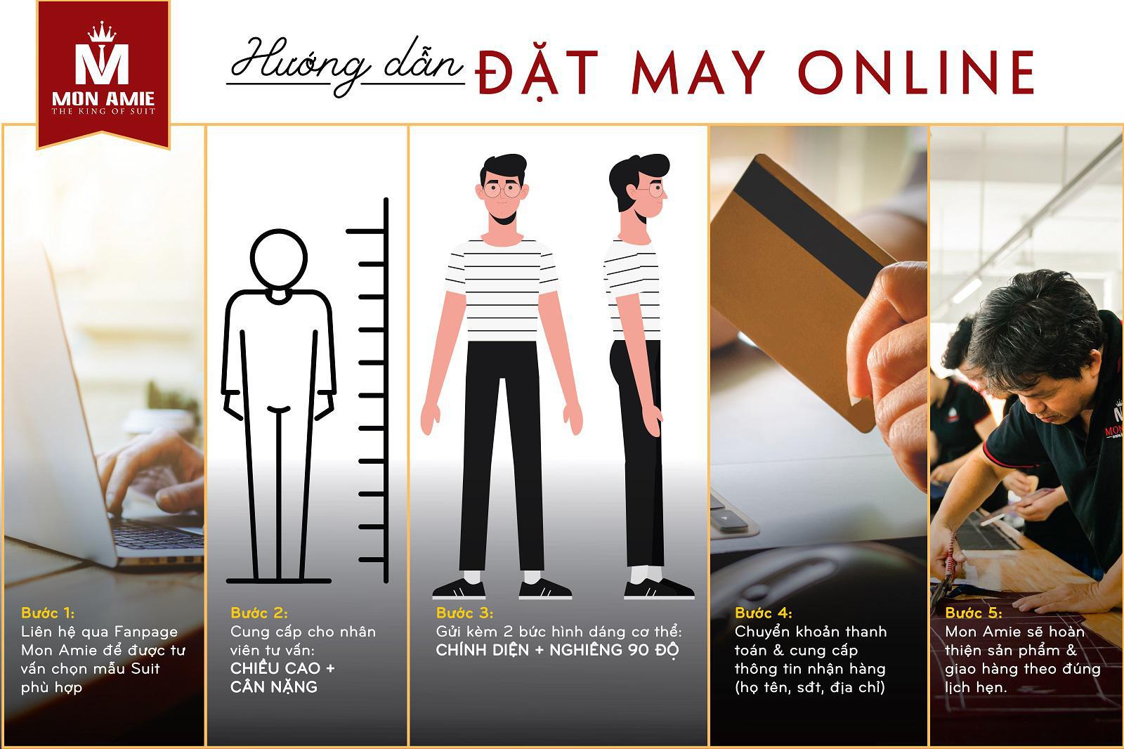 HƯỚNG DẪN MAY/THUÊ VESTON TẠI MON AMIE