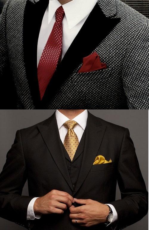 Chọn phụ kiện thú vị cho áo vest của chàng