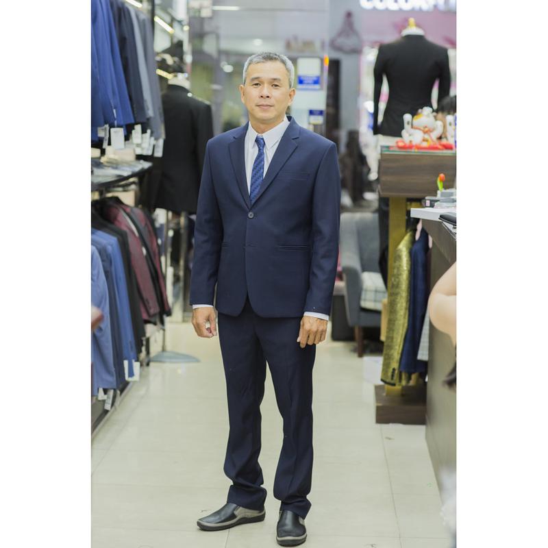 Bộ Vest Sui Gia Màu Xanh A50.021