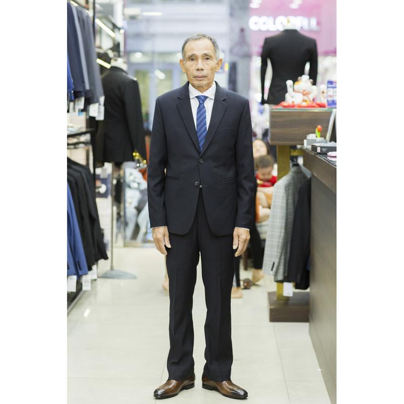 Bộ Vest Sui Gia Màu Đen A50.002