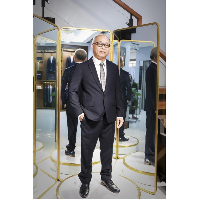 Bộ Vest Sui Gia Màu Xanh Đen Sẫm B51.031